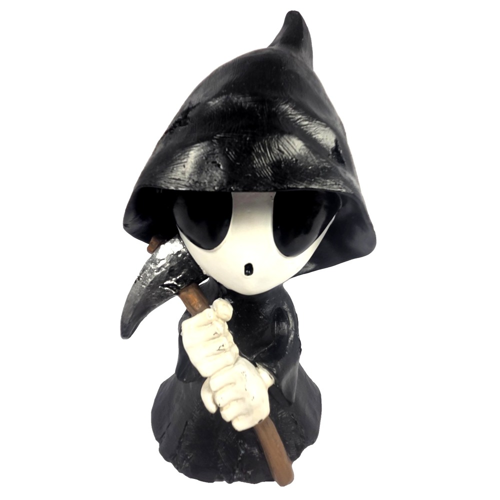 Unbranded Alien Grim Reaper Figurine Halloween Medium Black New Gothic Resin